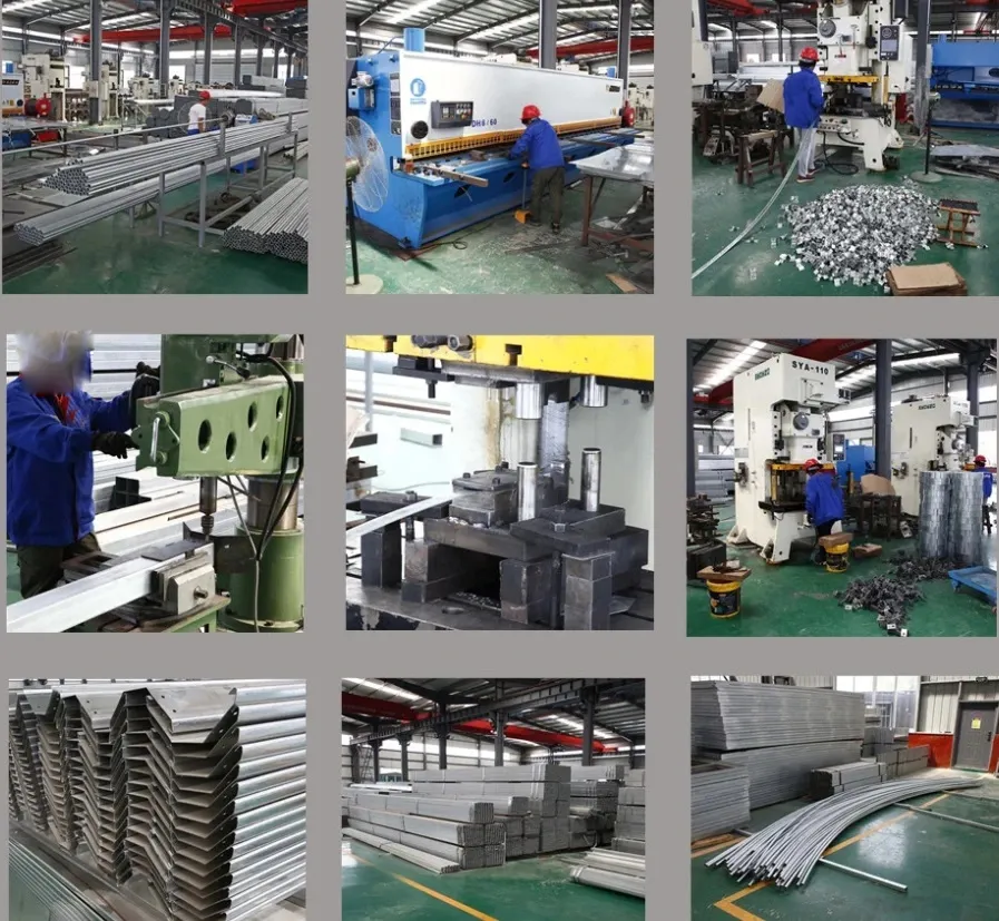 Greenhouse frame production: tube cutting, pressing and drilling