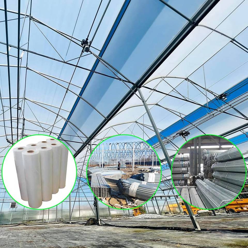 6 Mil Clear UV Resistant Polyethylene Greenhouse Film for Agriculture