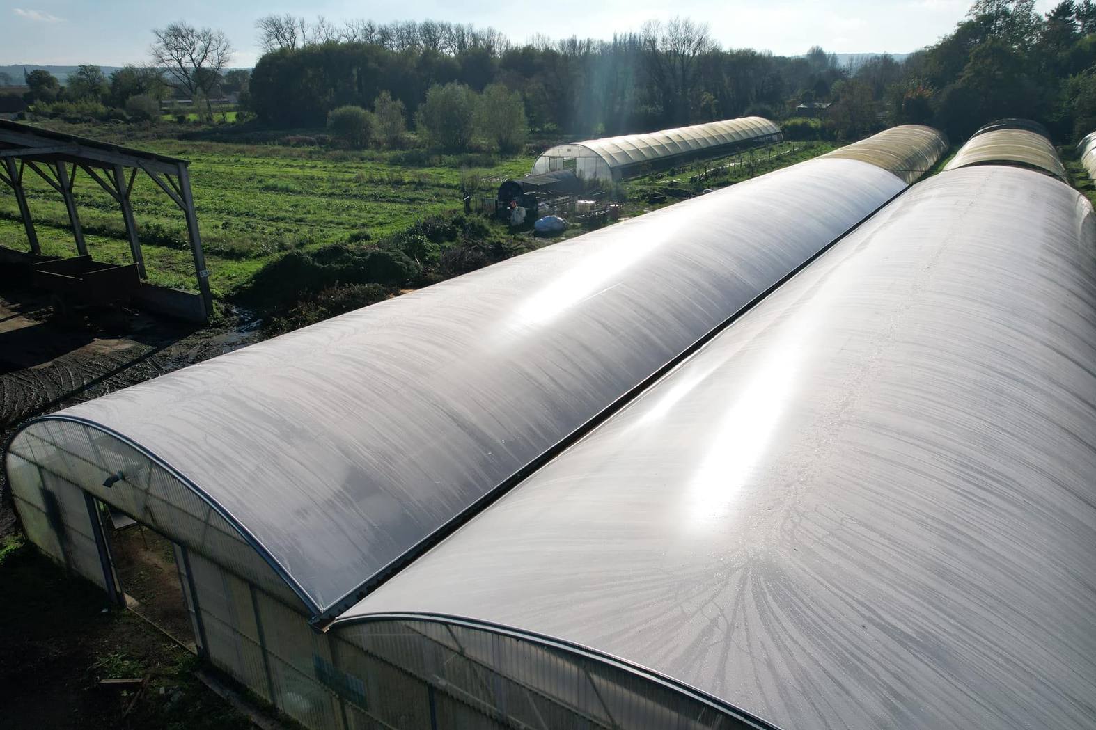 Light Diffusing Plastic Film Greenhouse with UV Stabilized Cover