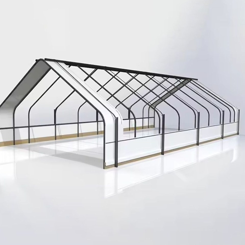 Frame layout drawing of the multi span greenhouse kit
