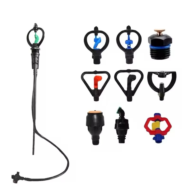 Assorted micro sprinkler heads and fittings supplied as a set